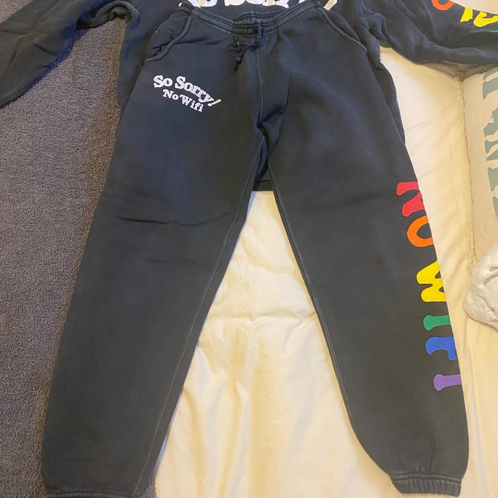 Madhappy so sorry no wifi sweatsuit SIZE SMALL